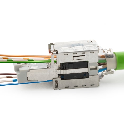 Industrial RJ45 Common Core IP 20 connector
