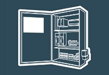 Installation illustration of industrial and commercial climate control system.