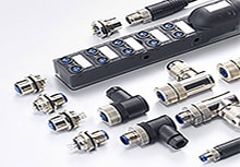 Connecteurs Ethernet M8 et M12