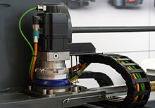 Desenho de ilustração de um servomotor