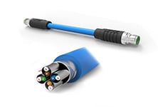 CAT7 CABLE X8 STRAIGHT-X8 STRAIGHT