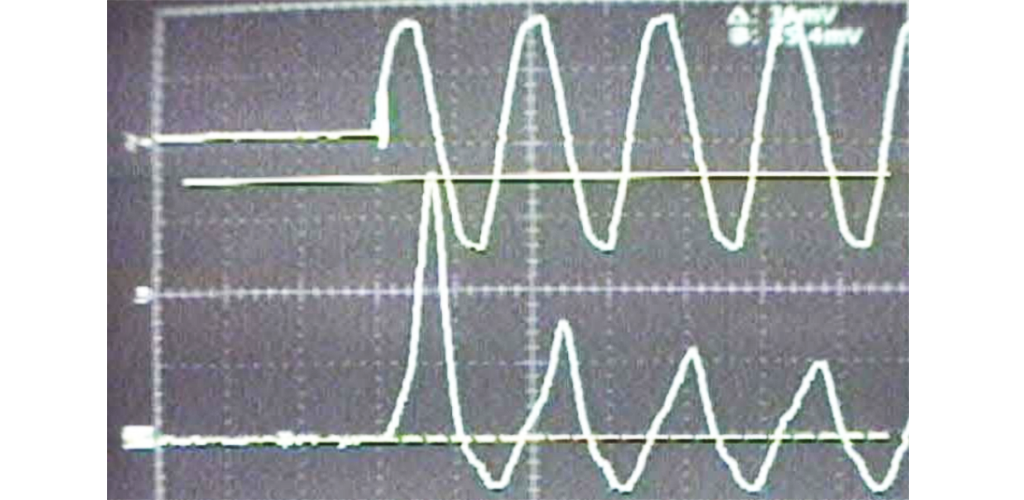 Example 1. 1/10 Hp Inducer Fan Motor energized at 0° on the voltage waveform. 