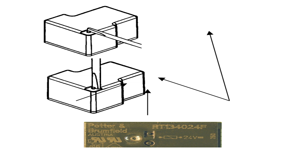 Figure 1. Identification, location, and removal of the vent covering