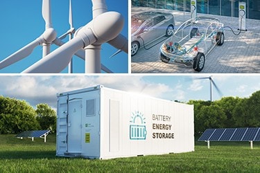 Solutions de connectivité Dynamic et Erni pour batteries