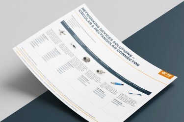 Front cover of TE Connectivity’s trend paper with the title “The Evolving Landscape of Networking Devices and Industrial Connectivity