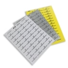 TE Connectivity’s LE LM LEB Polyester Label Sheet Products