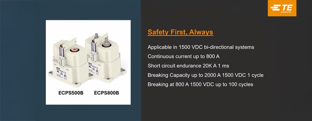 ECPN/ESPN High Voltage Contactors: Always Safety First | TE Connectivity