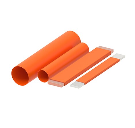 thumbnail image 2 of Orange 2:1 Heat Shrink Tubing – 1/8" (3.1mm) – 1 Foot Length – Polyolefin 2 of 6