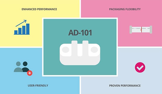 Vídeo sobre o sensor detector de bolhas de ar AD-101