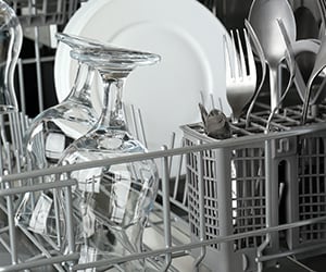 dishwasher open