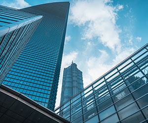 Gebäude der Finanzindustrie