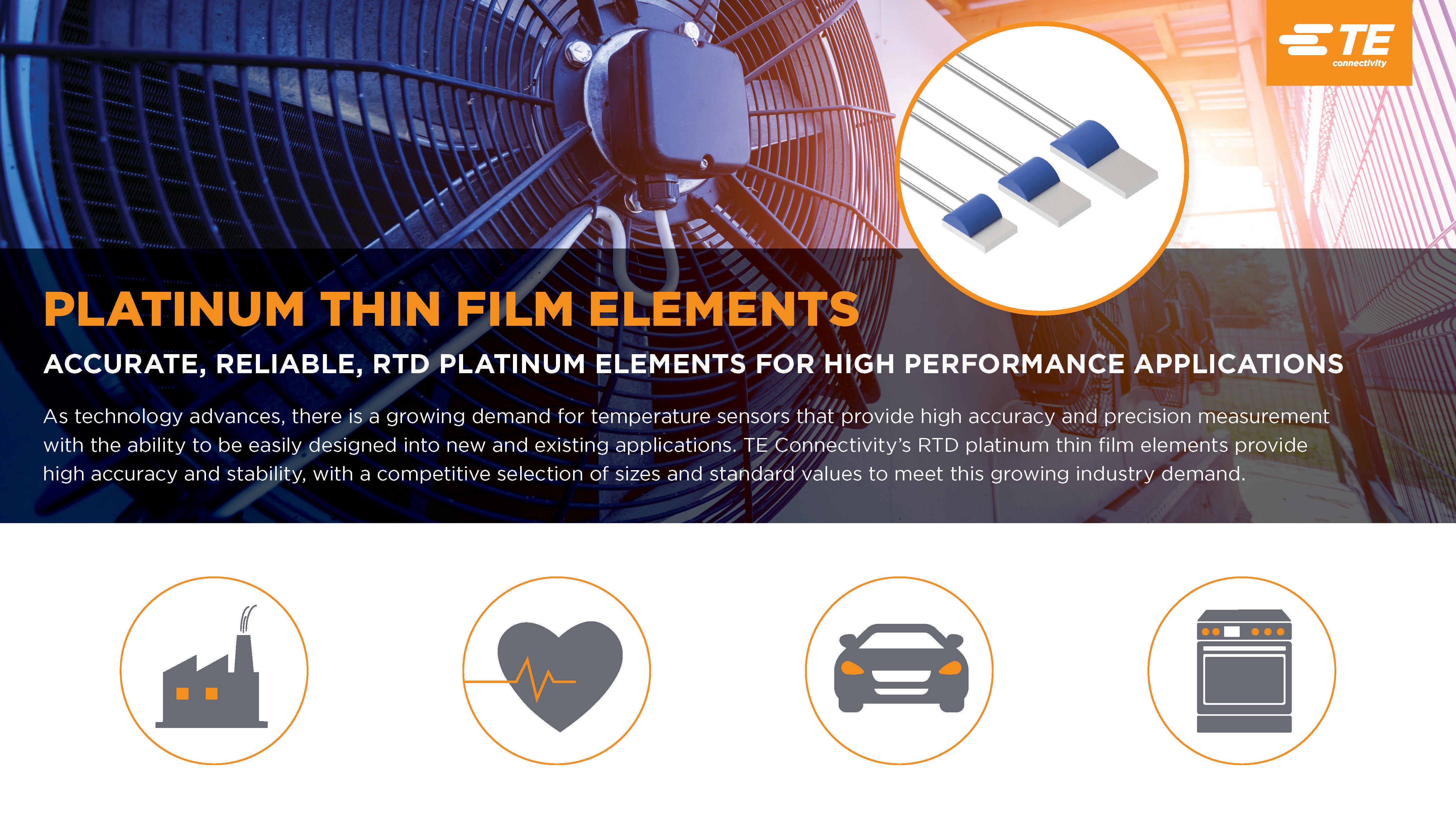 Rtd プラチナ薄膜素子 Ptf 製品群 Te Connectivity Rtd プラチナ薄膜素子 Ptf 製品群 Te Connectivity