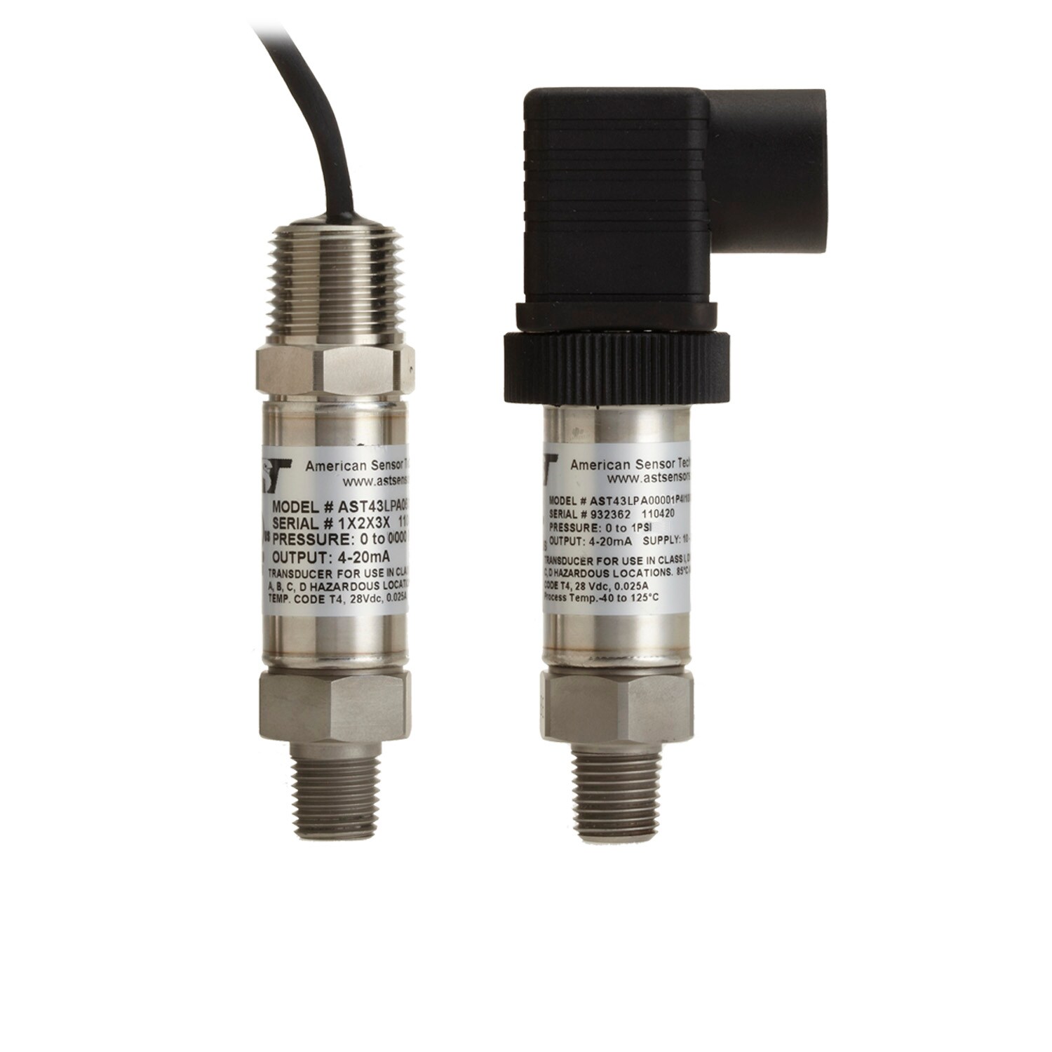 low pressure transmitter