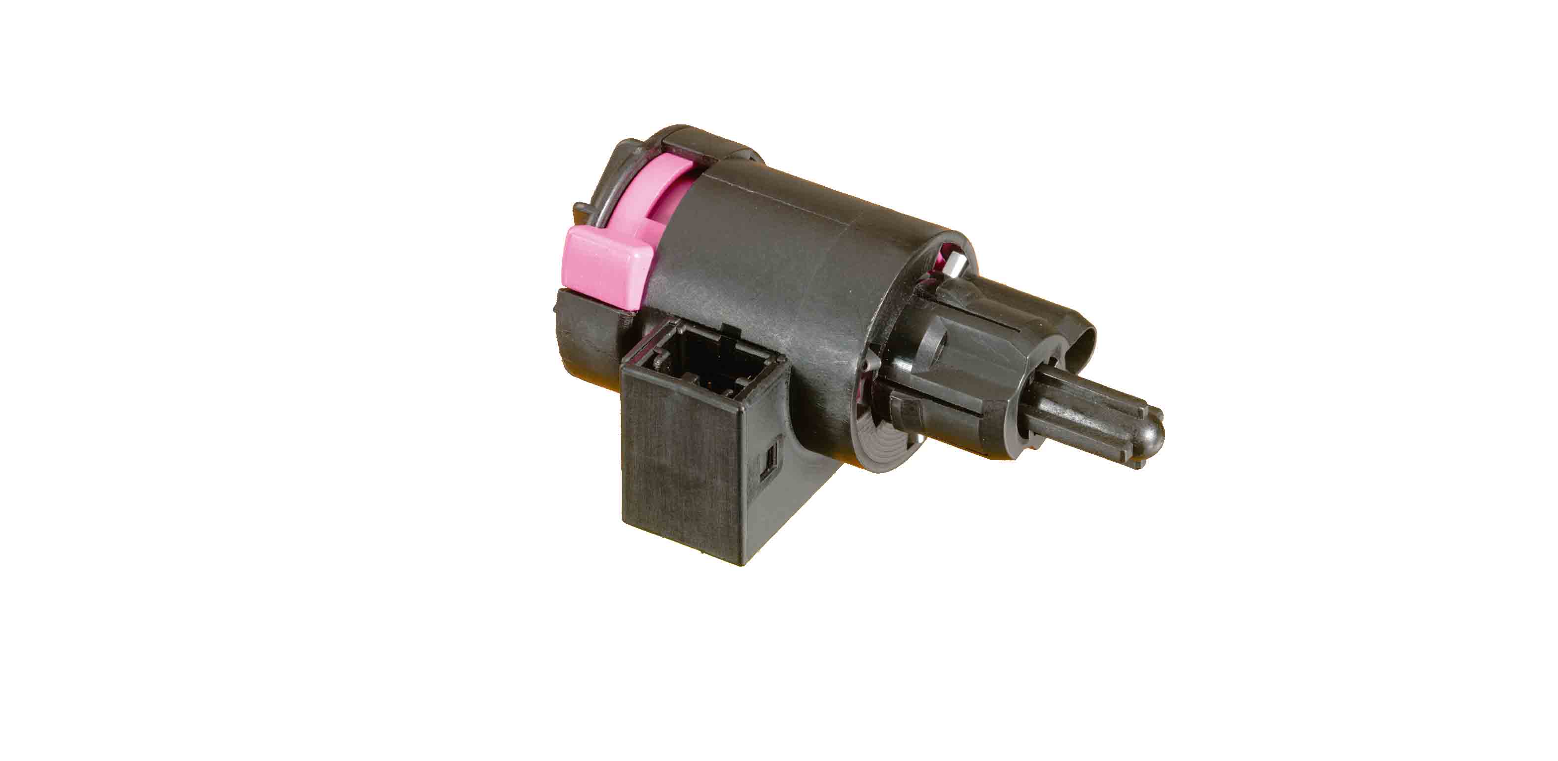Hall switch sensor measuring brake pedal position.