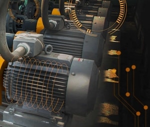 Vue d'une usine moderne utilisant des capteurs pour l'automatisation industrielle