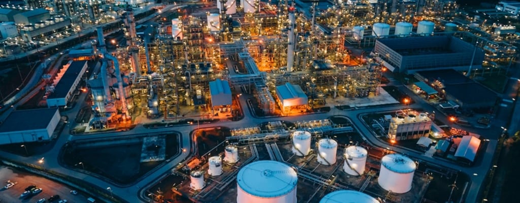 oil refinery