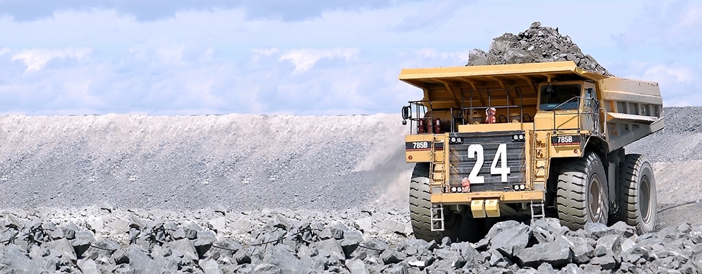 Truck in harsh conditions