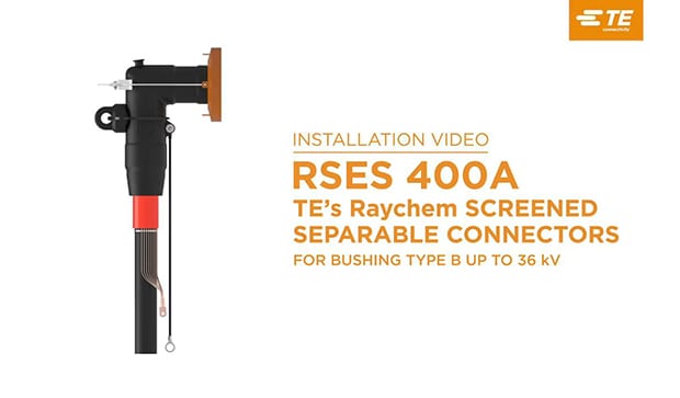 TE の Raychem シールド エルボ分離コネクタ RSES の設置ビデオ