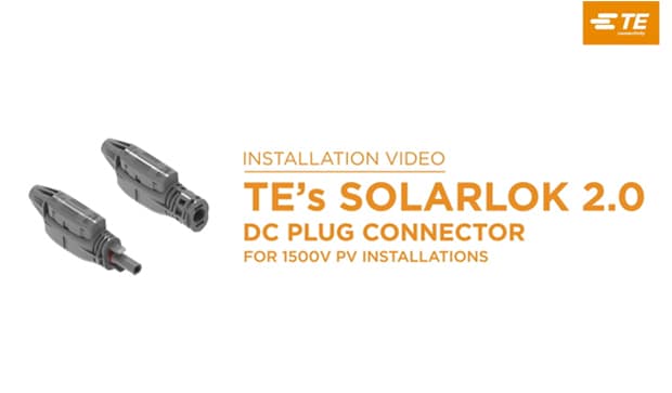 video de la instalación de los conectores solarlok