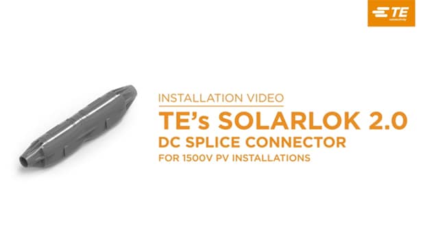 video de la instalación de los empalmes solarlok