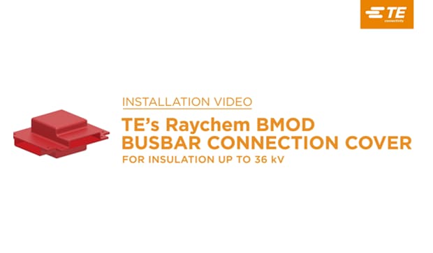 Couvercle de connexion de barres omnibus (BMOD) Raychem de TE