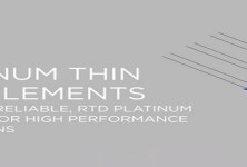 Platinum thin film elements