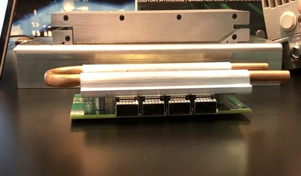 DesignCon 2019: Ponte térmica QSFP-DD
