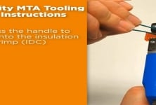 How to Crimp an MTA Connector Using a Manual Hand Tool (English)