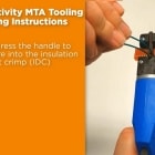 How to Crimp an MTA Connector Using a Manual Hand Tool (English)