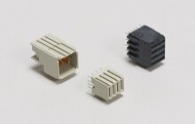 5106015-1 : Z-PACK Hard Metric Backplane Male Connector: Right Angle,  Coplanar, 2mm