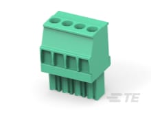Str Plug, 3.5mm, Green, RH, 4-1986370-4